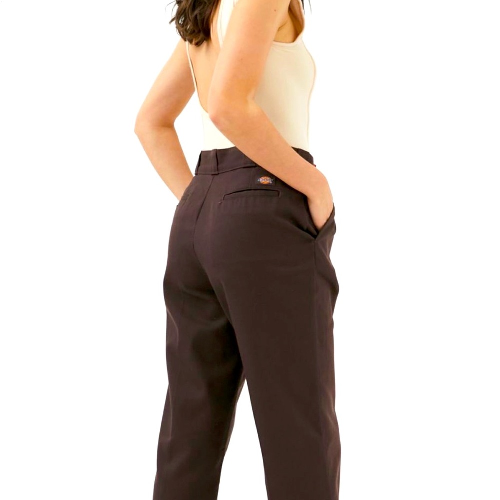 UO exclusive Dickies high waisted ankle pant